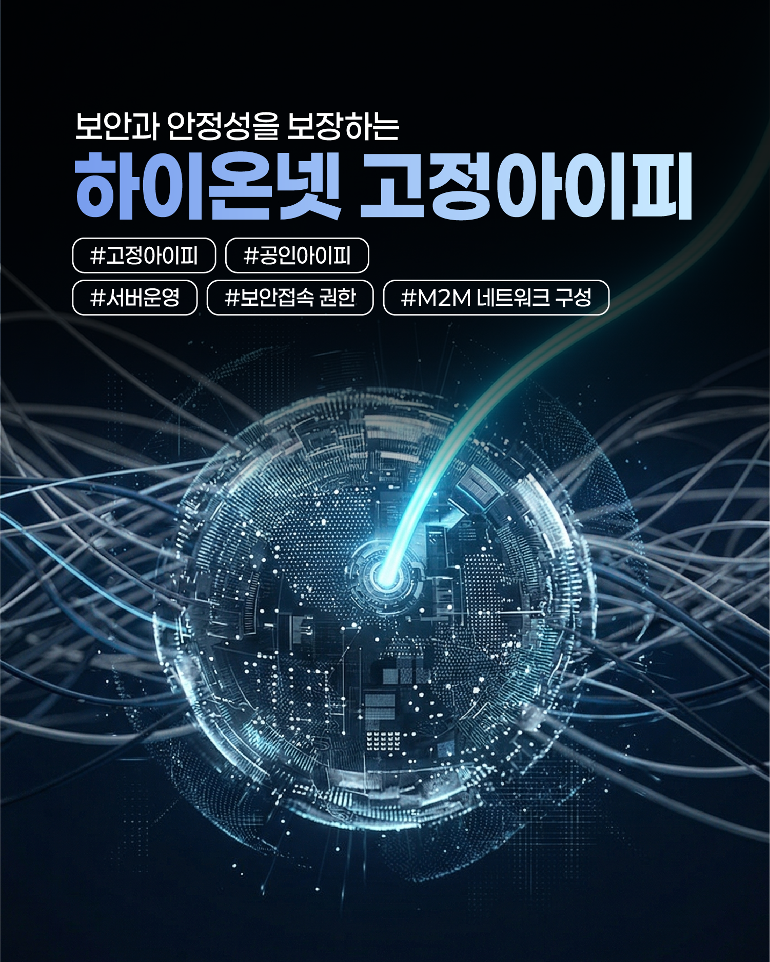 [하이온넷] 안정성이 보장된 기업 서버용 고정 IP: KT 데이터센터 연동 프리미엄 네트워크 솔루션